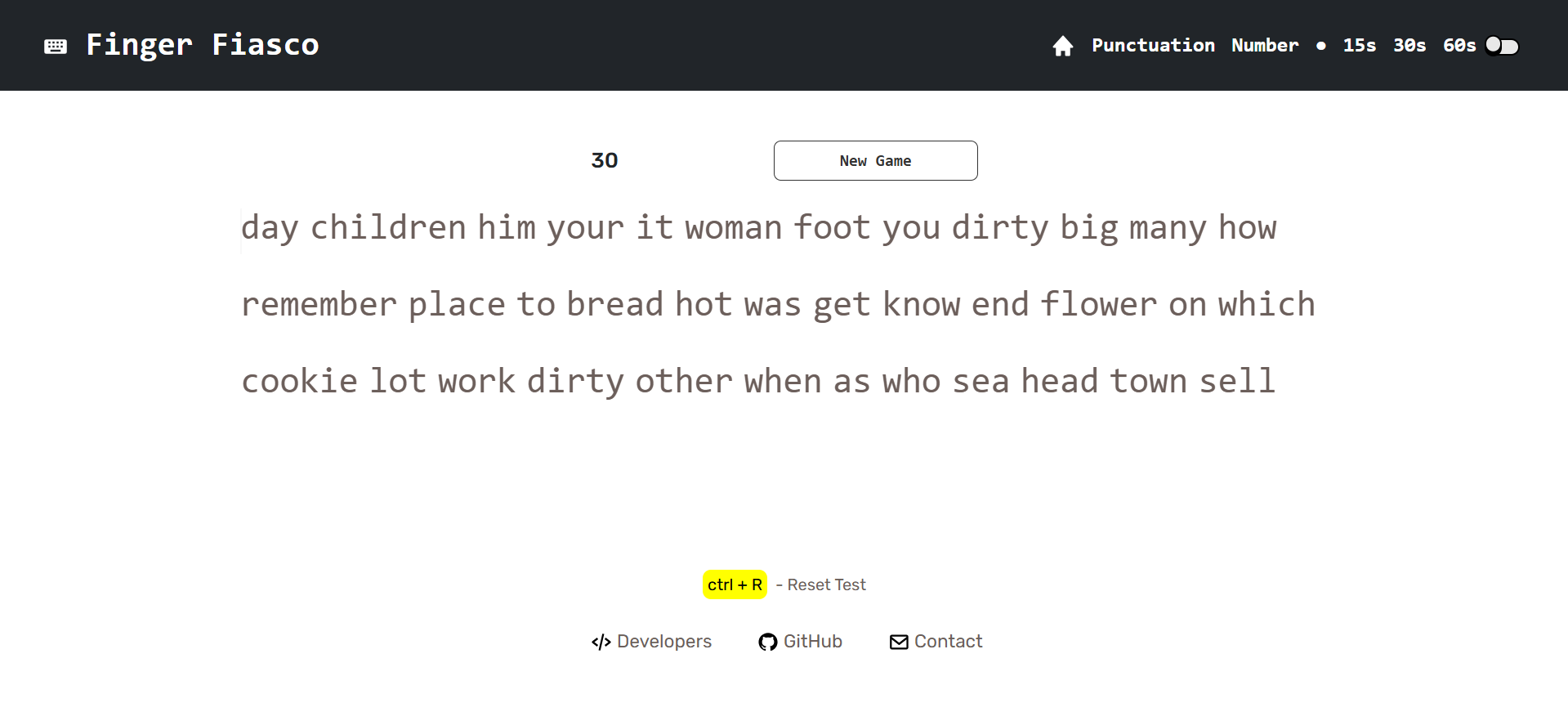 Finger Fiasco Screenshot