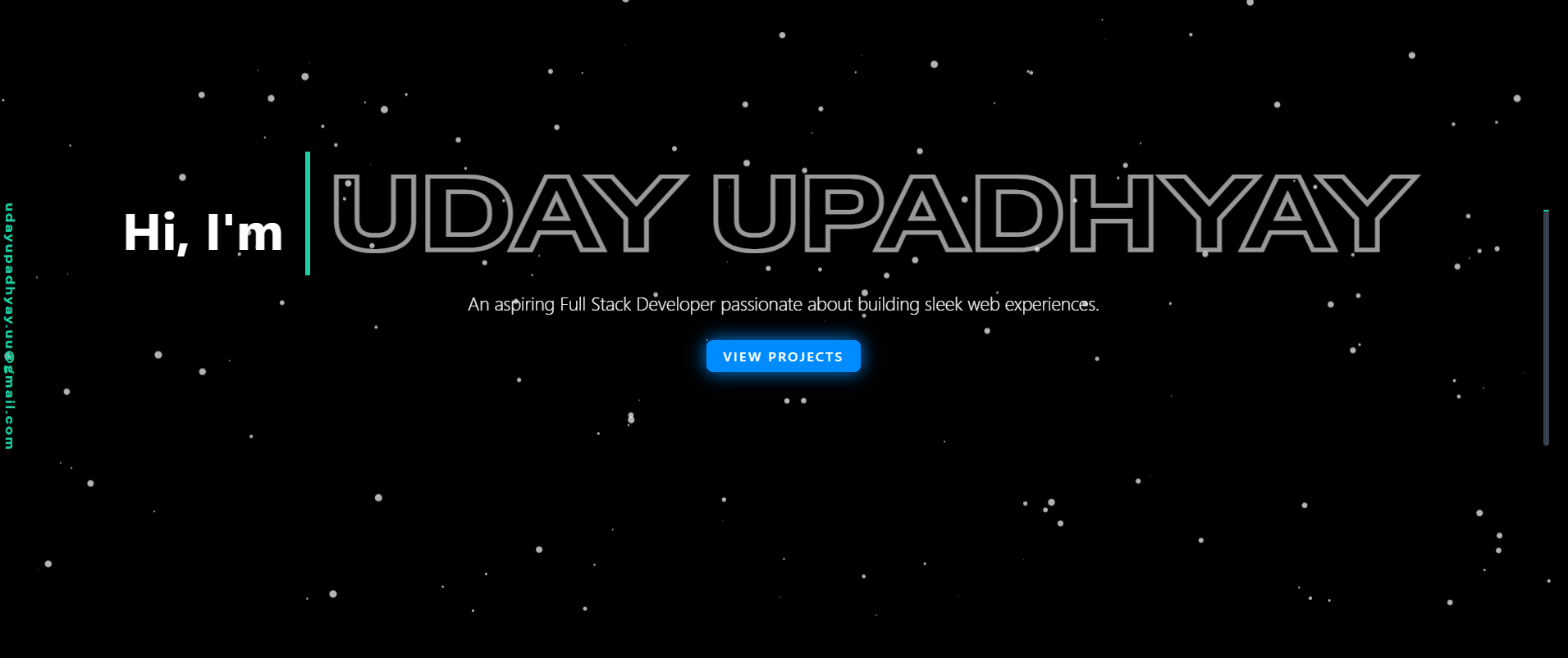 Portfolio Website Screenshot